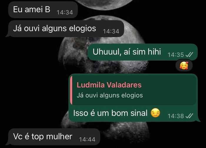Print de depoimento de cliente